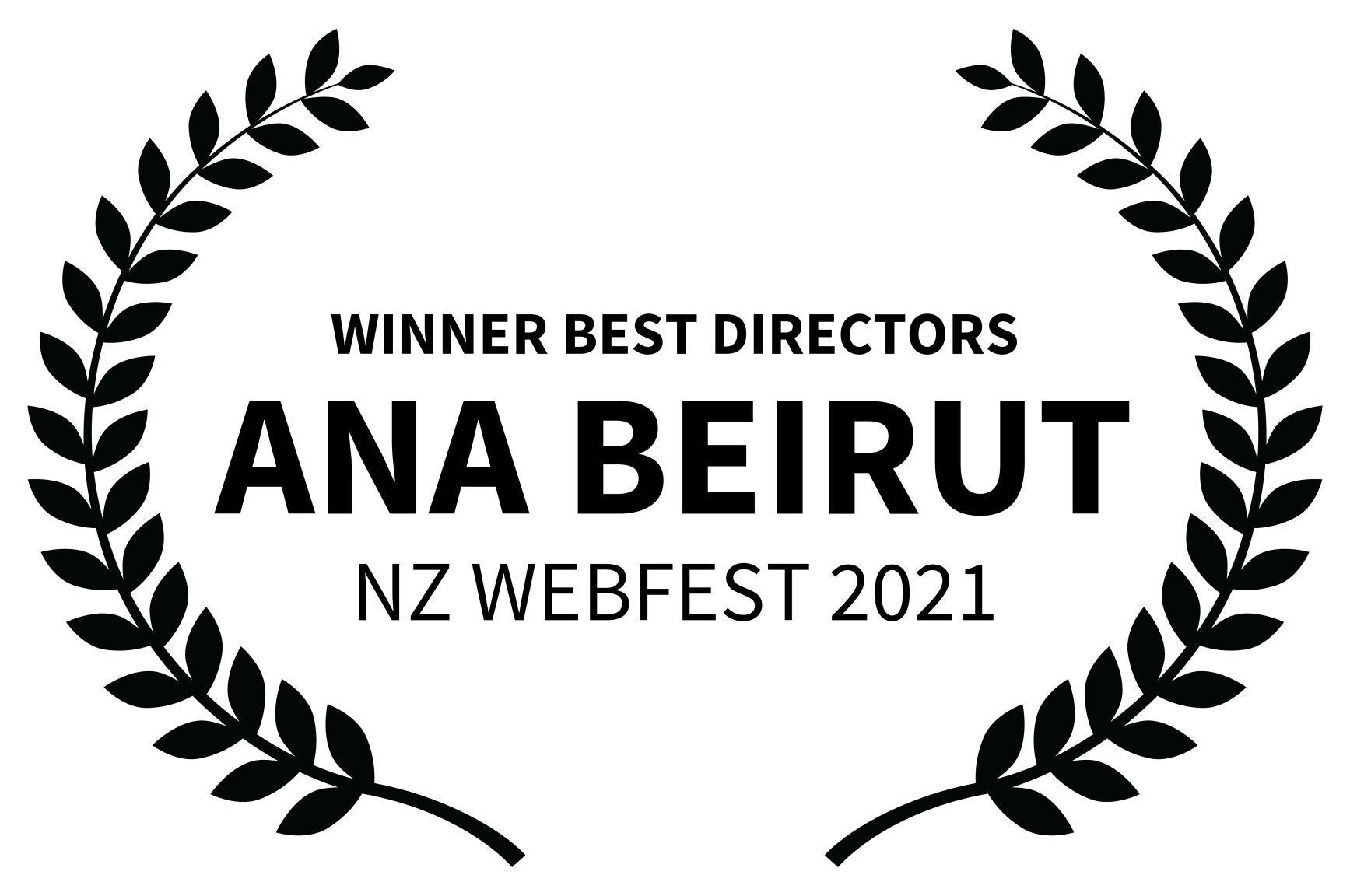 cine-jam-awards-WINNER BEST DIRECTORS - ANA BEIRUT - NZ WEBFEST 2021